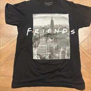 FRIENDS Black Graphic T-Shirt Size S